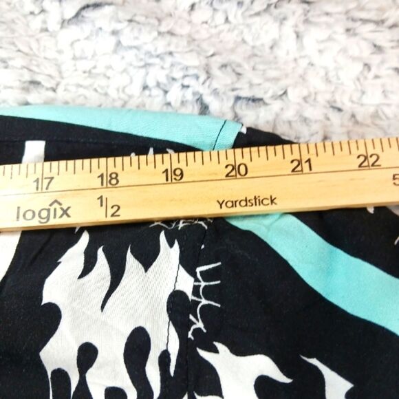 Reason Brand Trap Star Striped Hawaiian  Casual Button Down Shirt 3X RUNS SMALL - Picture 6 of 9